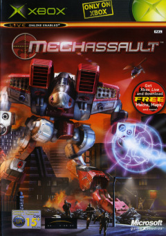 MechAssault for the Microsoft Xbox Front Cover Box Scan