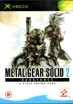 Metal Gear Solid 2: Substance for the Microsoft Xbox Front Cover Box Scan