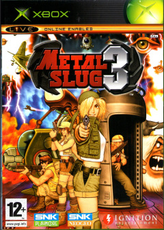 Metal Slug 3 for the Microsoft Xbox Front Cover Box Scan