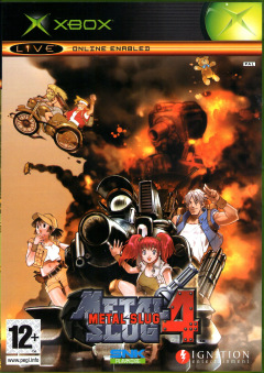 Metal Slug 4 for the Microsoft Xbox Front Cover Box Scan