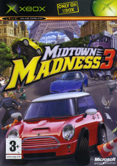 Midtown Madness 3 for the Microsoft Xbox Front Cover Box Scan