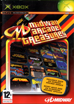 Midway Arcade Treasures for the Microsoft Xbox Front Cover Box Scan