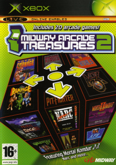 Midway Arcade Treasures 2 for the Microsoft Xbox Front Cover Box Scan