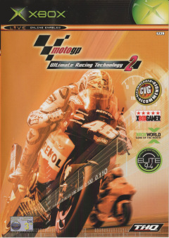 Moto GP: Ultimate Racing Technology 2 for the Microsoft Xbox Front Cover Box Scan