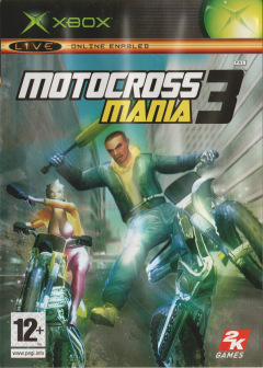 Motocross Mania 3 for the Microsoft Xbox Front Cover Box Scan