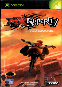 MX Superfly Featuring Ricky Carmichael for the Microsoft Xbox Front Cover Box Scan