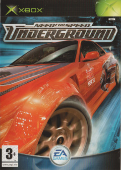 Need For Speed: Underground for the Microsoft Xbox Front Cover Box Scan