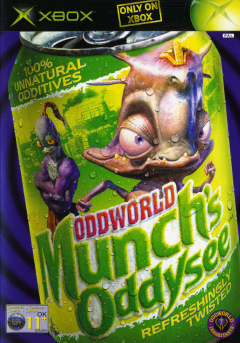 Oddworld: Munch's Oddysee for the Microsoft Xbox Front Cover Box Scan