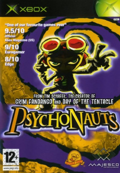 Psychonauts for the Microsoft Xbox Front Cover Box Scan