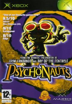 Psychonauts for the Microsoft Xbox Front Cover Box Scan