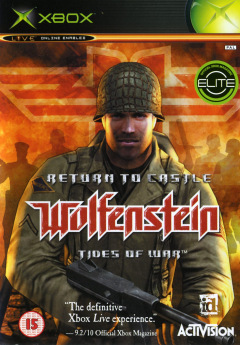 Return to Castle Wolfenstein: Tides of War for the Microsoft Xbox Front Cover Box Scan