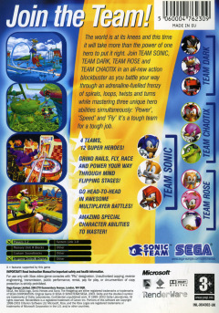 Scan of Sonic Heroes