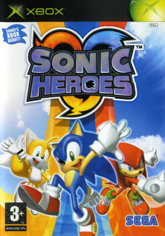 Sonic Heroes for the Microsoft Xbox Front Cover Box Scan