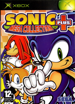 Sonic Mega Collection Plus for the Microsoft Xbox Front Cover Box Scan