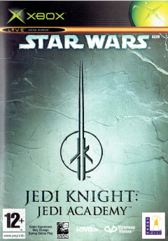 Star Wars: Jedi Knight: Jedi Academy for the Microsoft Xbox Front Cover Box Scan
