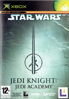 Star Wars: Jedi Knight: Jedi Academy for the Microsoft Xbox Front Cover Box Scan