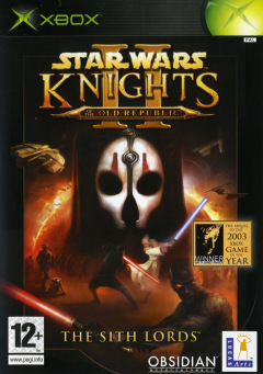 Star Wars: Knights of the Old Republic II: The Sith Lords for the Microsoft Xbox Front Cover Box Scan