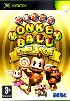 Super Monkey Ball Deluxe for the Microsoft Xbox Front Cover Box Scan