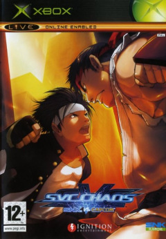 SNK vs. Capcom Chaos for the Microsoft Xbox Front Cover Box Scan
