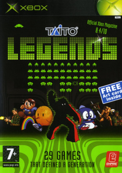 Taito Legends for the Microsoft Xbox Front Cover Box Scan