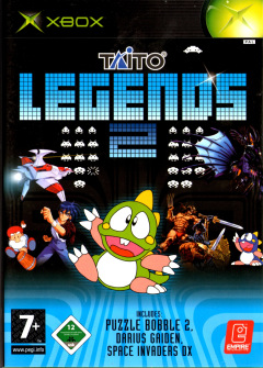 Taito Legends 2 for the Microsoft Xbox Front Cover Box Scan