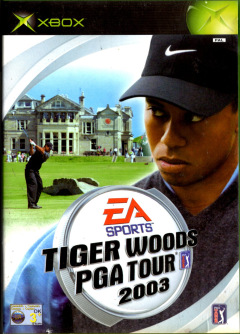 Tiger Woods PGA Tour 2003 for the Microsoft Xbox Front Cover Box Scan
