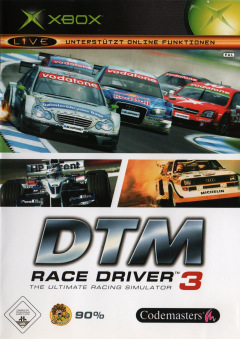 TOCA Race Driver 3 for the Microsoft Xbox Front Cover Box Scan