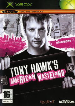 Tony Hawk's American Wasteland for the Microsoft Xbox Front Cover Box Scan
