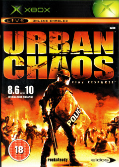 Urban Chaos: Riot Response for the Microsoft Xbox Front Cover Box Scan