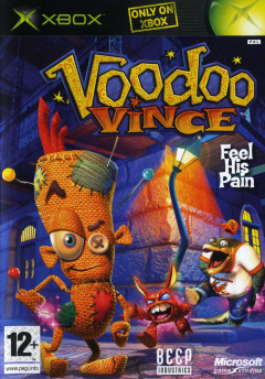 Voodoo Vince for the Microsoft Xbox Front Cover Box Scan