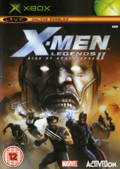 X-Men Legends II: Rise of The Apocalypse for the Microsoft Xbox Front Cover Box Scan