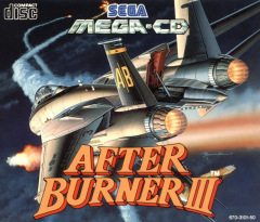 After Burner III for the Sega Mega-CD Front Cover Box Scan