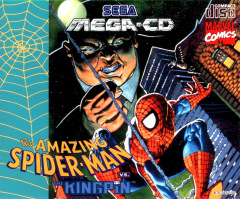 Amazing Spider-Man Vs The Kingpin for the Sega Mega-CD Front Cover Box Scan