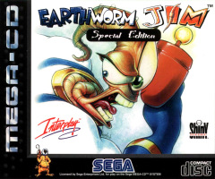 Earthworm Jim: Special Edition for the Sega Mega-CD Front Cover Box Scan