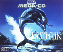 Ecco the Dolphin for the Sega Mega-CD Front Cover Box Scan