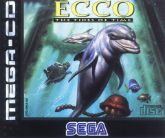 Ecco the Dolphin 2: The Tides of Time for the Sega Mega-CD Front Cover Box Scan