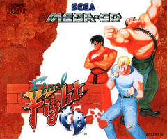 Final Fight for the Sega Mega-CD Front Cover Box Scan