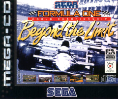Formula 1 World Championship: Beyond the Limit for the Sega Mega-CD Front Cover Box Scan
