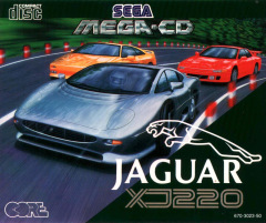 Jaguar XJ220 for the Sega Mega-CD Front Cover Box Scan