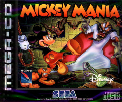 Mickey Mania for the Sega Mega-CD Front Cover Box Scan