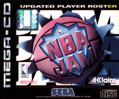 NBA Jam for the Sega Mega-CD Front Cover Box Scan