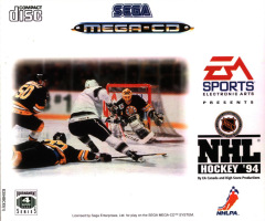 NHL Hockey '94 for the Sega Mega-CD Front Cover Box Scan
