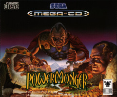 Powermonger for the Sega Mega-CD Front Cover Box Scan