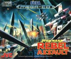 Star Wars: Rebel Assault for the Sega Mega-CD Front Cover Box Scan