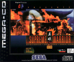 Supreme Warrior for the Sega Mega-CD Front Cover Box Scan