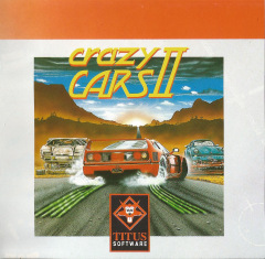 Crazy Cars II for the Amstrad GX4000 Front Cover Box Scan