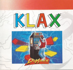 Klax for the Amstrad GX4000 Front Cover Box Scan