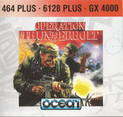 Operation Thunderbolt for the Amstrad GX4000 Front Cover Box Scan