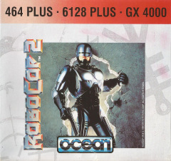 Robocop 2 for the Amstrad GX4000 Front Cover Box Scan
