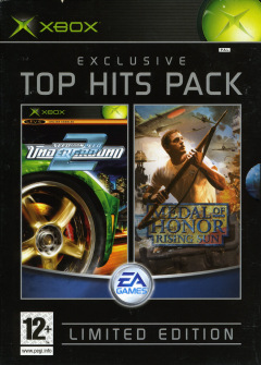 Exclusive Top Hits Pack: Limited Edition: Need For Speed Underground 2 + Medal of Honor: Rising Sun for the Microsoft Xbox Front Cover Box Scan